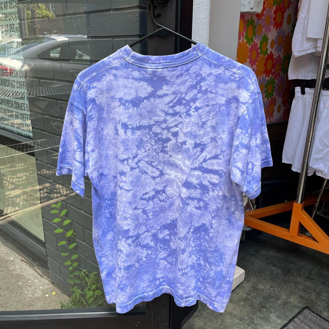 Men’s Purple Tie-Dye Cotton T-shirt
